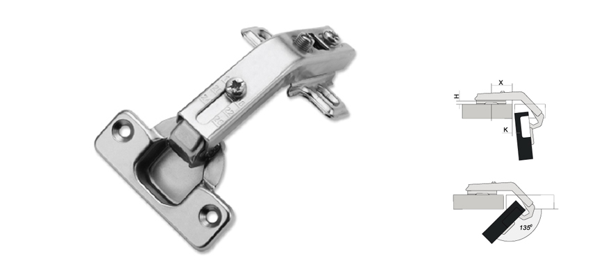 135 Concealed Hinge, 135 degree